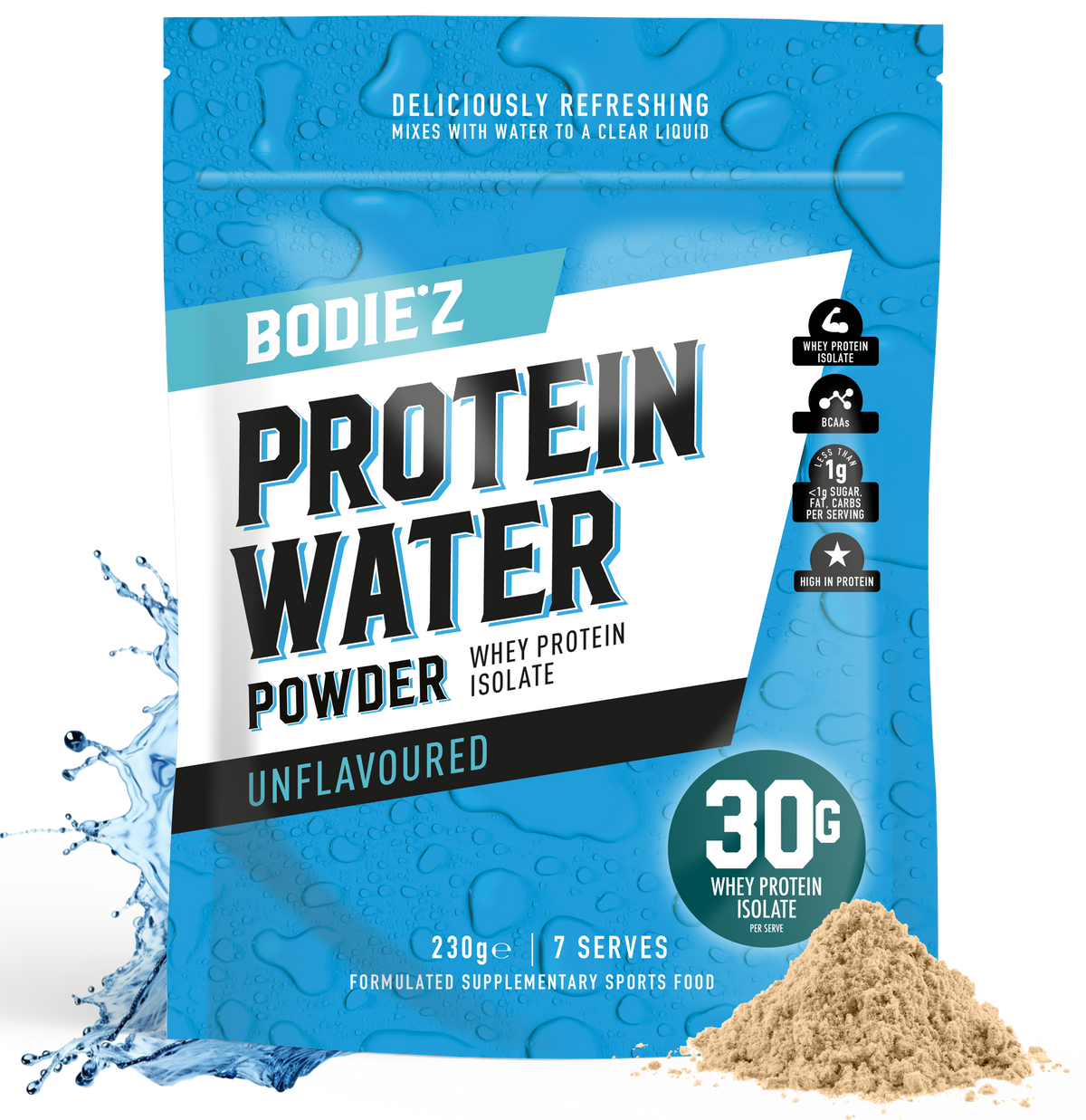 BODIE*Z Optimum 30g Protein Water Powder Pouch