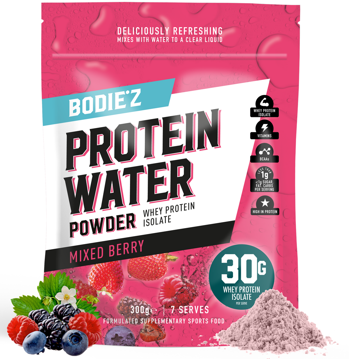 BODIE*Z Optimum 30g Protein Water Powder Pouch